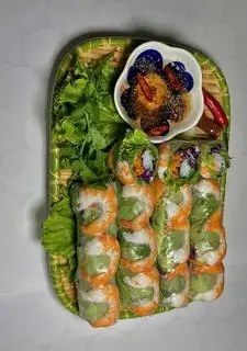 Hình ảnh sét 5 gỏi cuốn tôm to