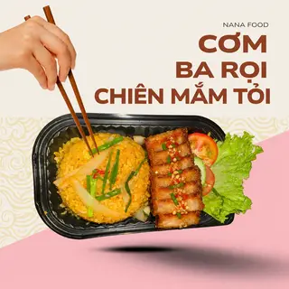 Hình ảnh Cơm Ba Rọi Chiên Mắm Tỏi 