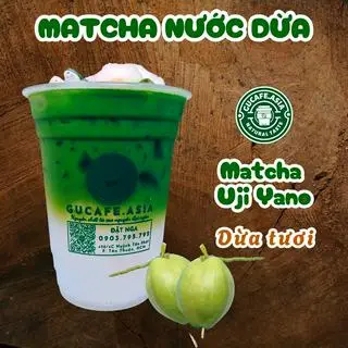 Hình ảnh Gucafe - Matcha Nước Dừa  - Coconut Matcha (size M-500ml)