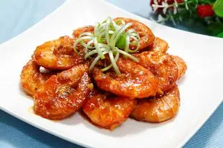 Hình ảnh Tôm sốt chua ngọt( đồ ăn ko kèm cơm)