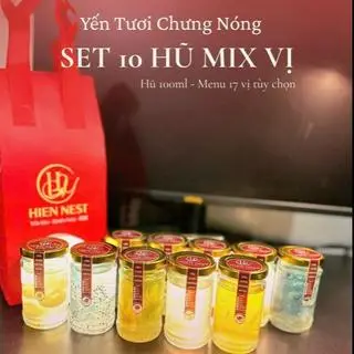 Hình ảnh Set 10 hũ 100ml Yến Nóng vị tùy chọn tiết kiệm 