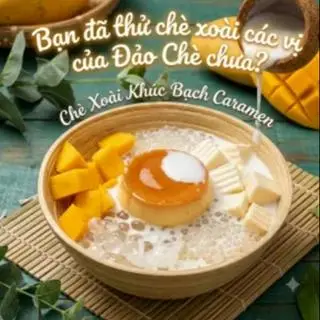 Hình ảnh Chè Xoài Khúc Bạch Caramen
