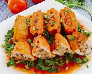 Hình ảnh Cơm tàu hủ dồn thịt