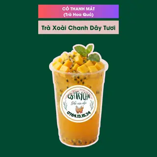 Hình ảnh Trà xoài chanh dây tươi - M
