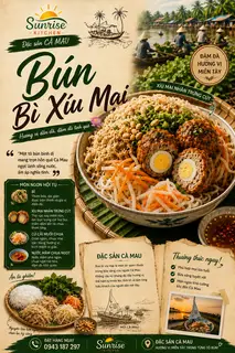 Hình ảnh Bún bì xíu mại