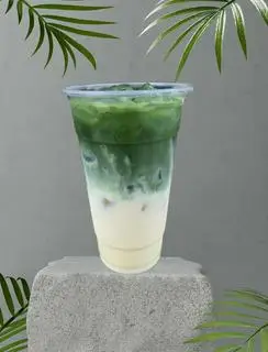 Hình ảnh mattcha (uji vụ xuân) sữa gấu