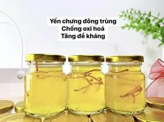 Hình ảnh Yến chưng nóng đông trùng hạ thảo