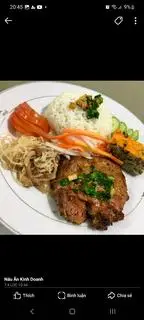 Hình ảnh cơm tấm sườn bì chả