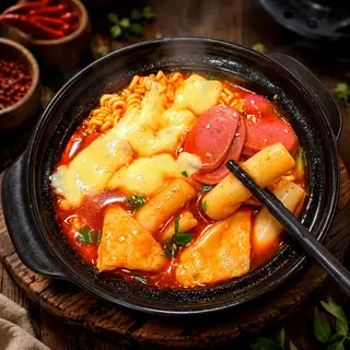 Hình ảnh Tokbokki đầy đủ