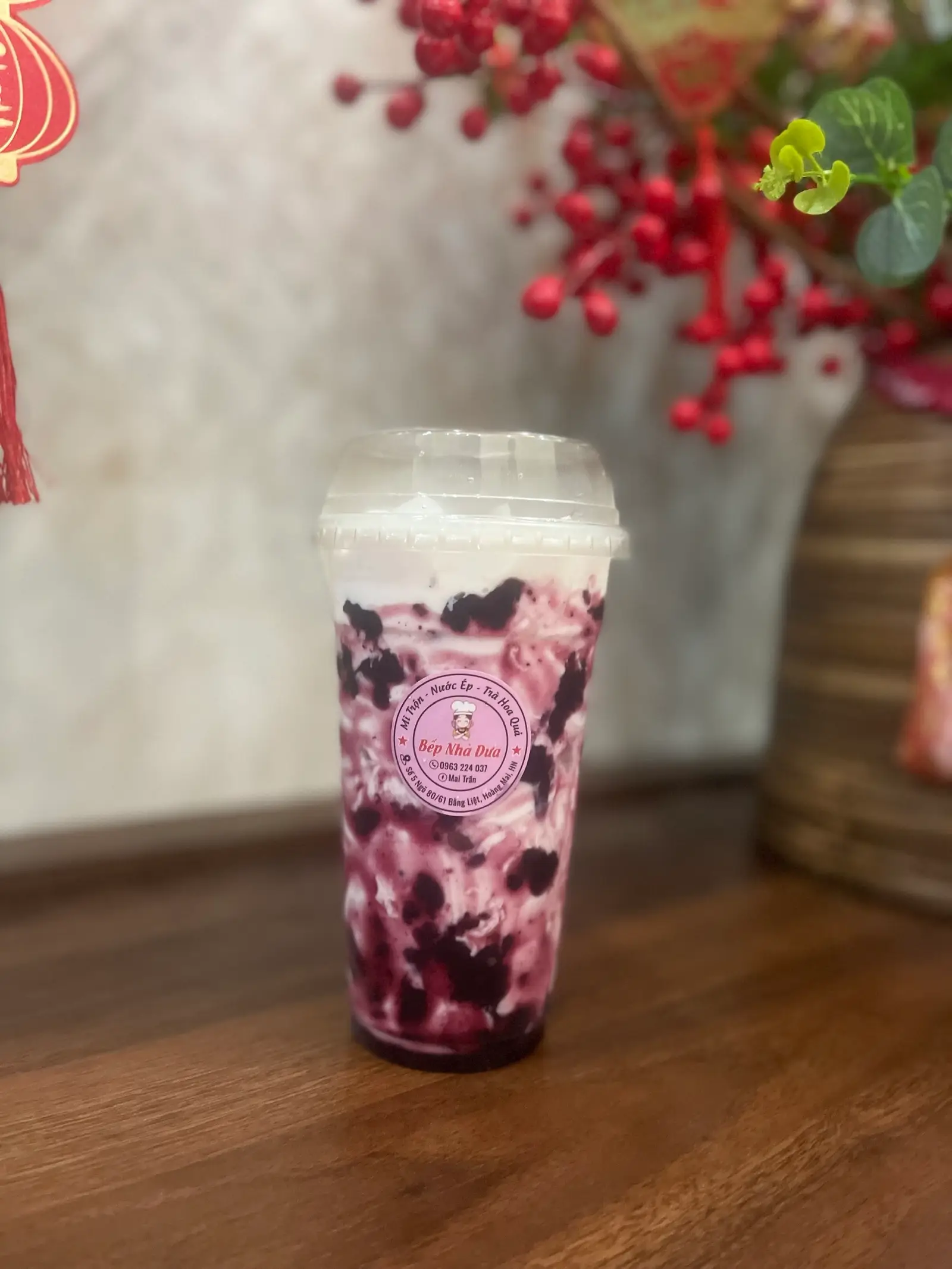 Hình ảnh Sữa Chua Việt Quất 