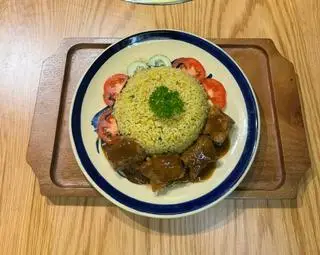 Hình ảnh Cơm Chiên Sườn Sốt Nấm 