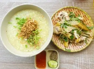 Hình ảnh Cháo gà xé
