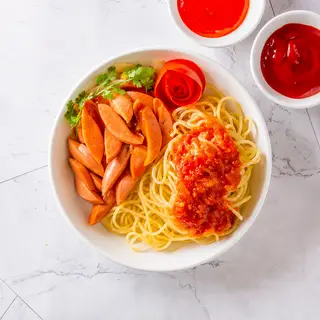 Hình ảnh Mì ý xúc xích 