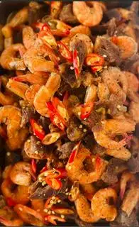 Hình ảnh Tép rang ba rọi 