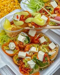 Hình ảnh Bánh Tráng Cuốn Phô Mai