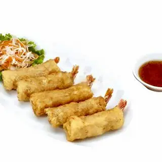 Hình ảnh Tôm cuốn bánh tráng chiên