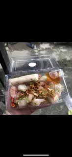 Hình ảnh Bột lọc đậu xanh có chả 