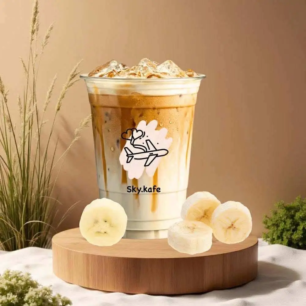 Hình ảnh Cà phê sữa chuối-cafe pha máy nguyên chất 100%