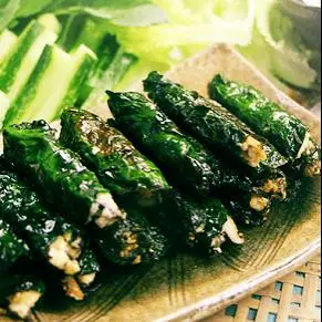 Hình ảnh Cơm Chả Lá Lốt + Món Phụ