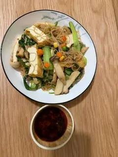 Hình ảnh Hủ Tiếu Xào Chay Rau Củ