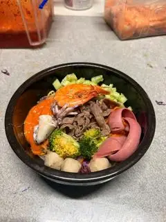 Hình ảnh mì trộn thập cẩm