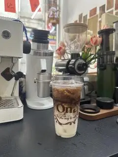 Hình ảnh cafe sữa dừa