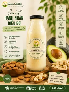 Hình ảnh Sữa Hạnh Nhân Điều Bơ