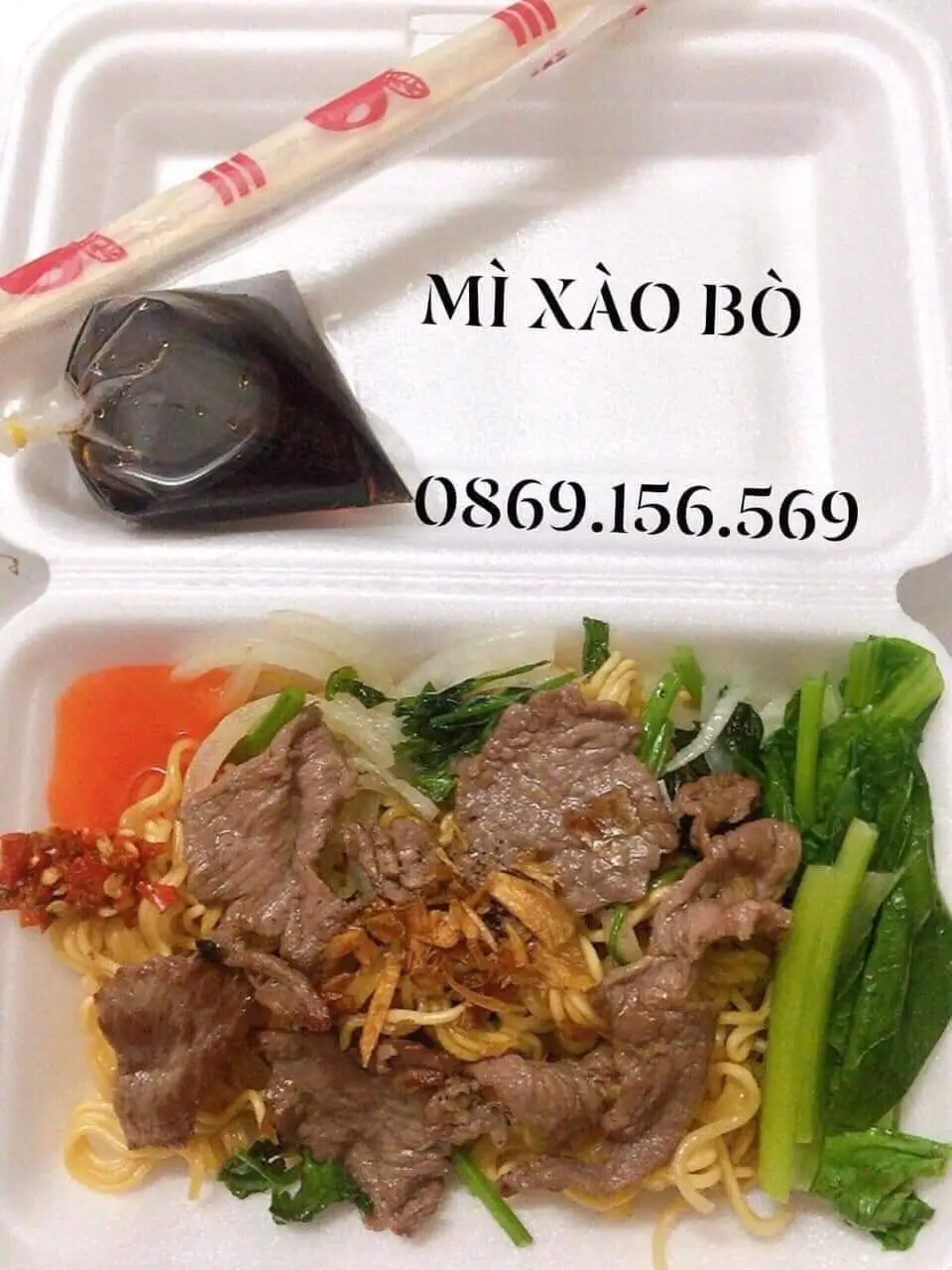 Hình ảnh Mì xào bò