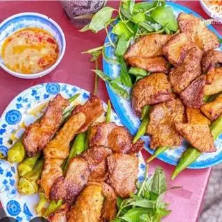 Hình ảnh Vú heo nướng