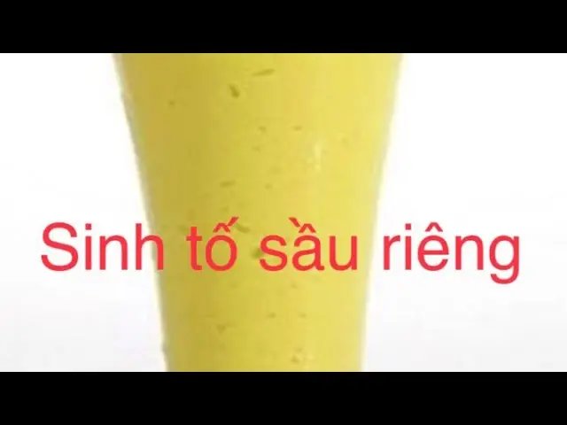 Hình ảnh sinh tố sầu riêng 