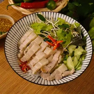 Hình ảnh Bún mắm nêm thịt luộc