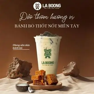 Hình ảnh Ô Long Sữa Dừa Bánh Bò
