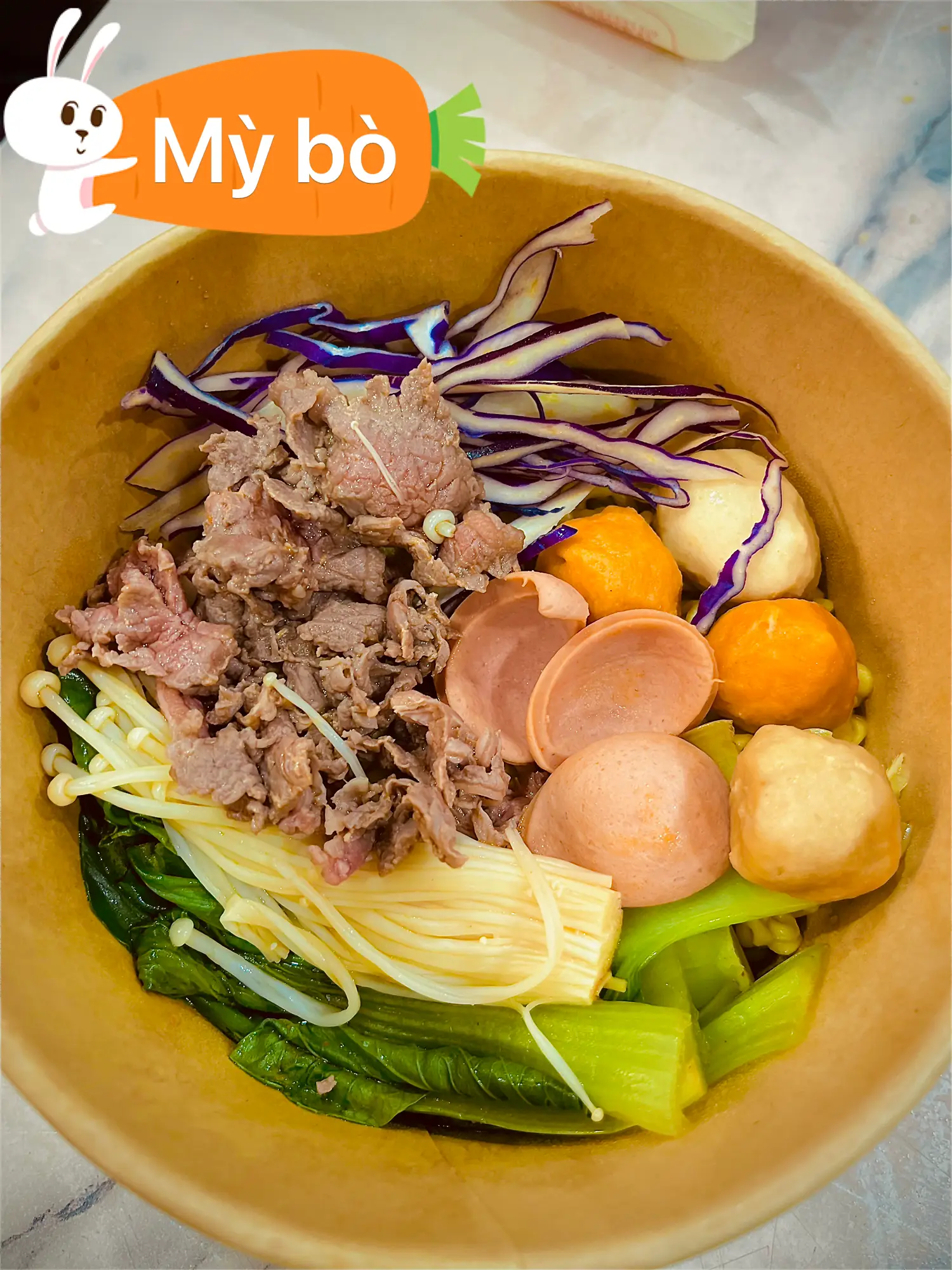 Hình ảnh Mỳ cay bò xúc xích