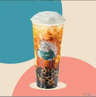 Hình ảnh Sữa tươi trân châu đường đen macchiato phô mai