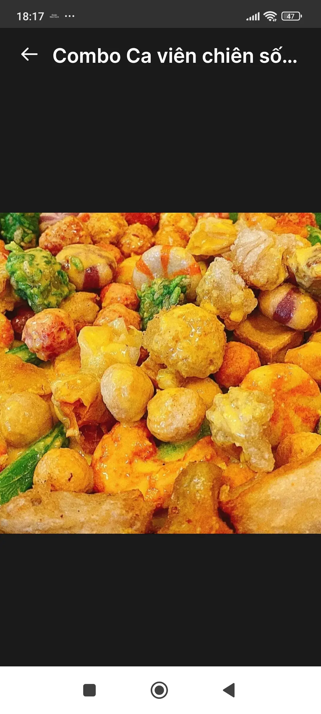 Hình ảnh Combo Cá viên chiên sốt trứng muối (1 người)