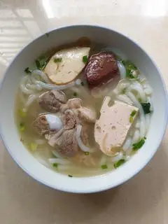 Hình ảnh bún mọc chả xương 