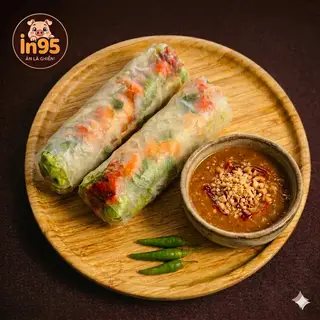 Hình ảnh 1 Cuốn Full Topping + 1 Cuốn Thịt Nướng ,Trứng