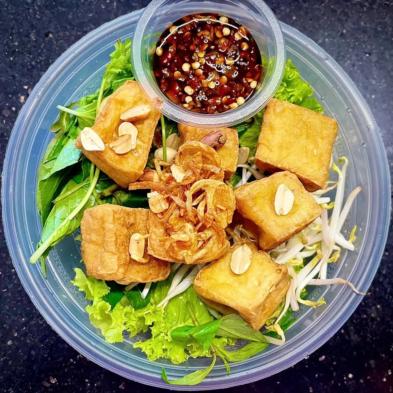 Hình ảnh Bún Nước Tương Đậu Hũ Chiên Giòn