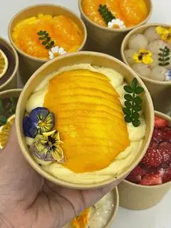 Hình ảnh Kem phomai xoài dừa chanh leo