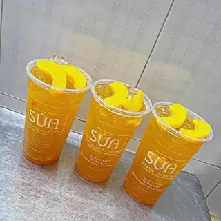 Hình ảnh Trà đào dầm size L 700ml 