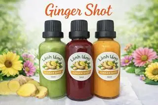 Hình ảnh Nước gừng - combo 3 ginger shots