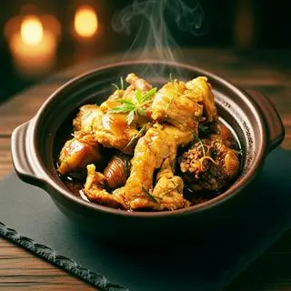 Hình ảnh Cơm gà kho lá chanh❤️