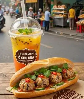 Hình ảnh Combo Bánh Mì + Nước Ép