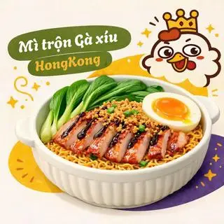 Hình ảnh Mì trộn Gà xíu Hongkong