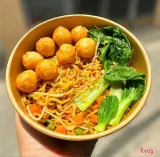 Hình ảnh Combo mì trộn cay cá viên