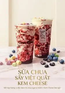 Hình ảnh Sữa Chua Sấy Việt Quất Kem Chesee 
