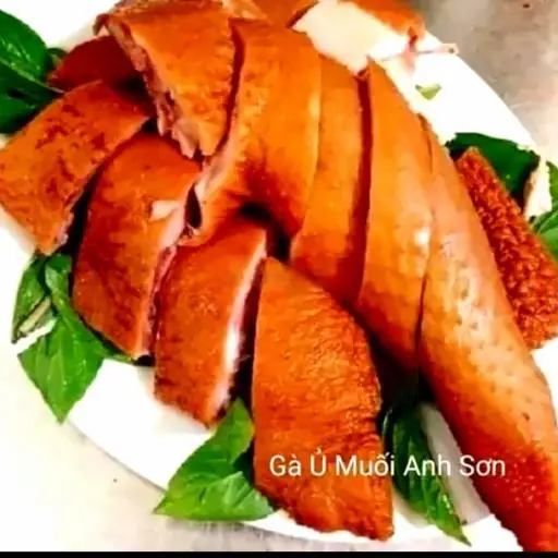 Hình ảnh 1/2 con gà hun khói - xôi chà bông -Tặng nước chấm thần thánh