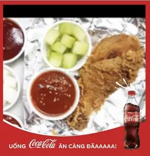 Hình ảnh Combo Đùi gà - khoai chiên + coca 