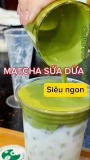 Hình ảnh Sữa Dừa Matcha Size M
