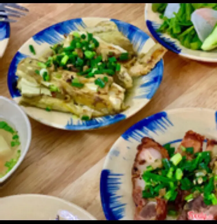 Hình ảnh Cà tím mỡ hành